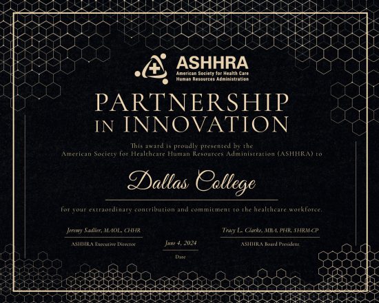 ASHHRA Partnership in Innovation Award
